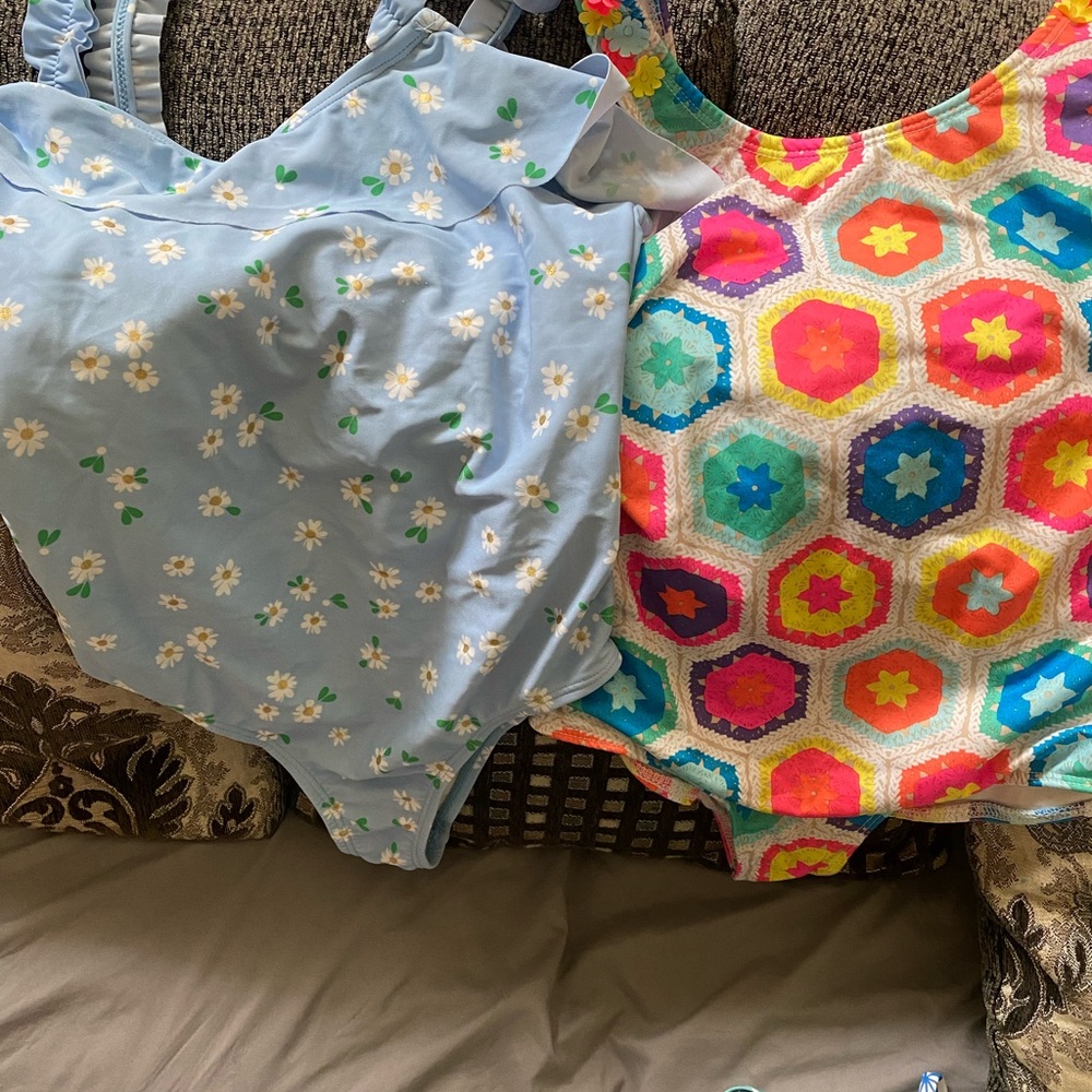 Floral and Geometric Patterned Swimsuits